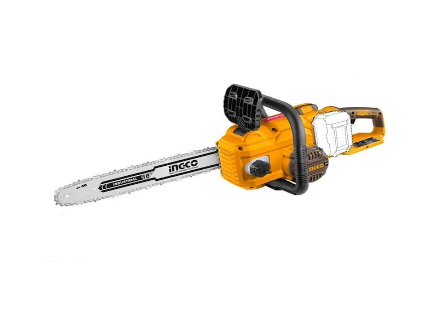 ჯაჭვური ხერხი ელემენტზე INGCO 40V